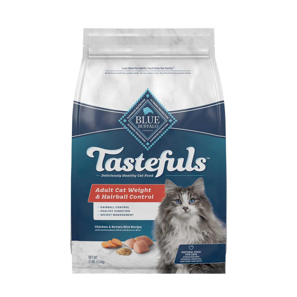 Blue Indoor Hairball & Weight Control Adult Cat Dry Food S924