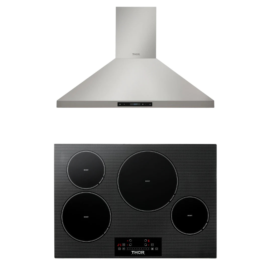 30 Induction Cooktop and Range Hood O909710