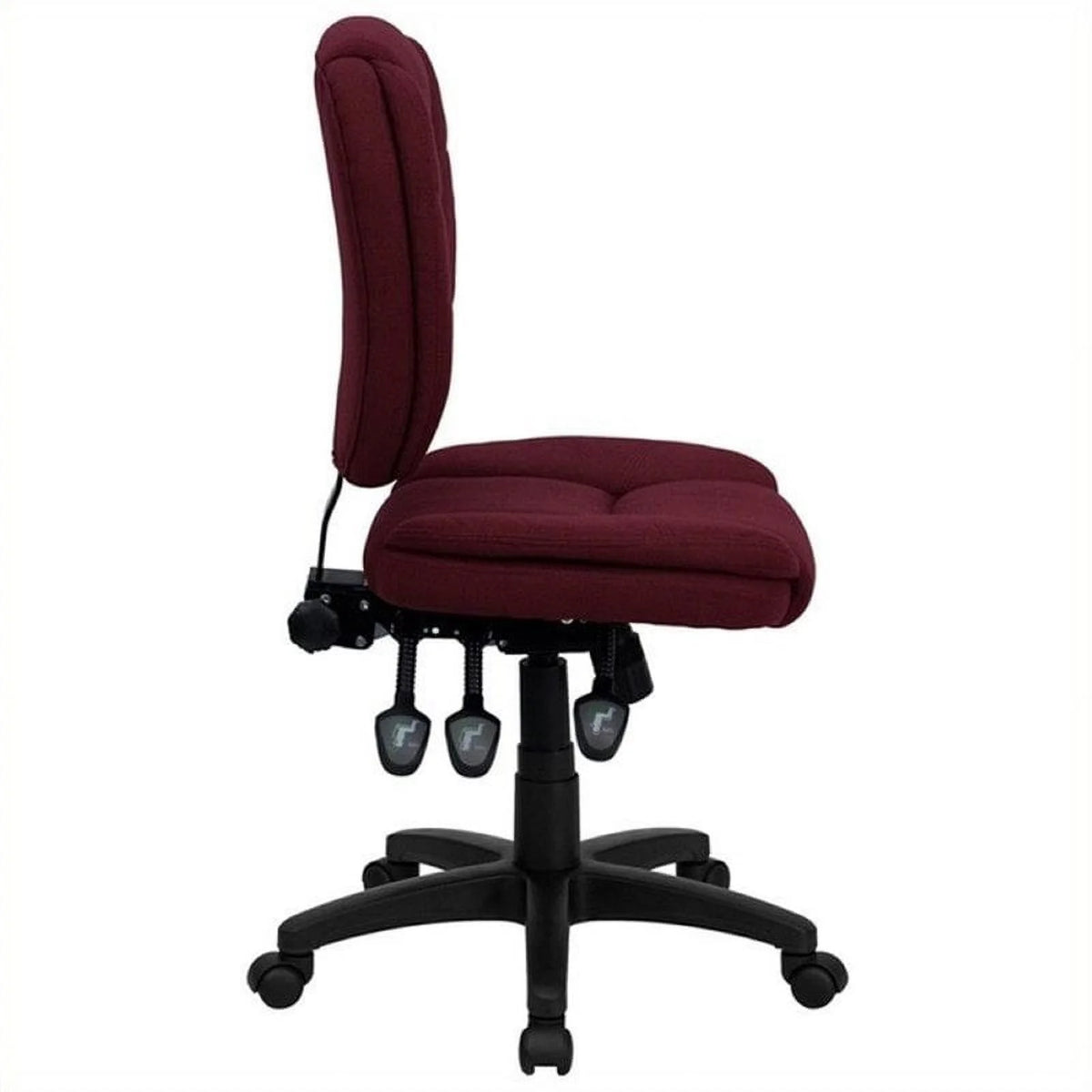 Burgundy Ergonomic Task Office Chair Q144