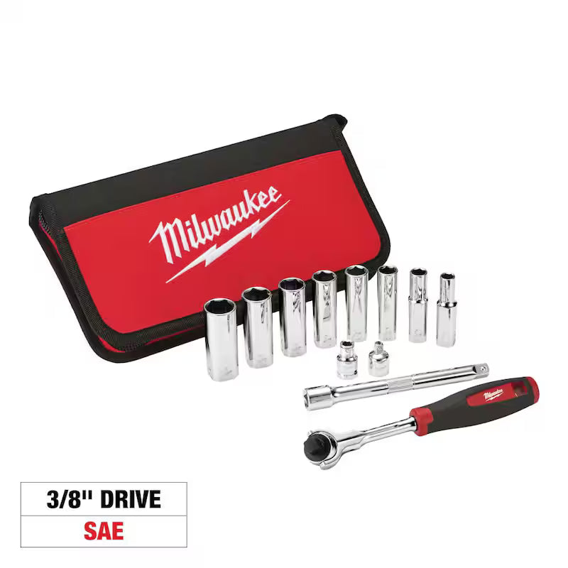 SAE Ratchet & Socket Set 12-Piece Q4346