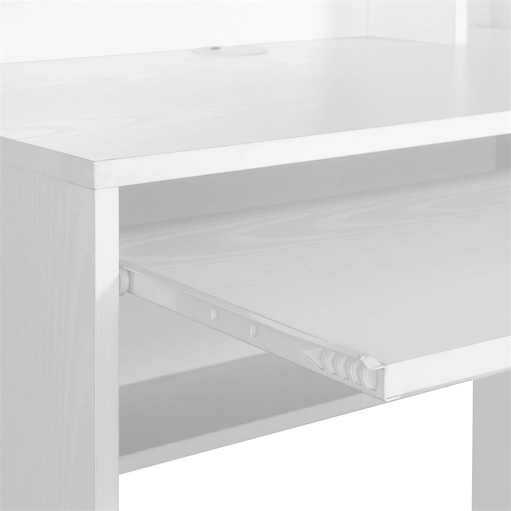White Wood Student Desk with Shelves U646582