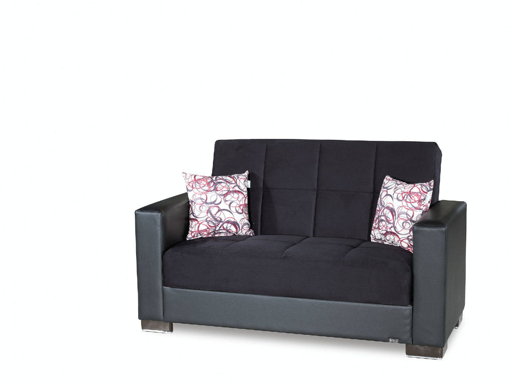 Black Loveseat B598