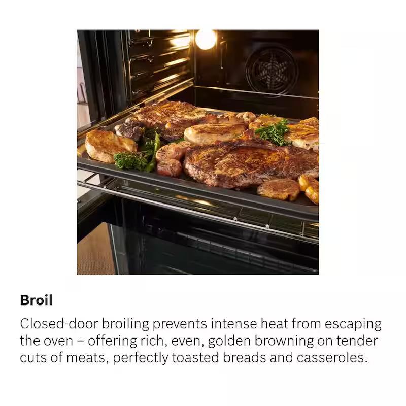 27 in Single Electric Wall Oven with Convection Self Cleaning Stainless Steel I80895