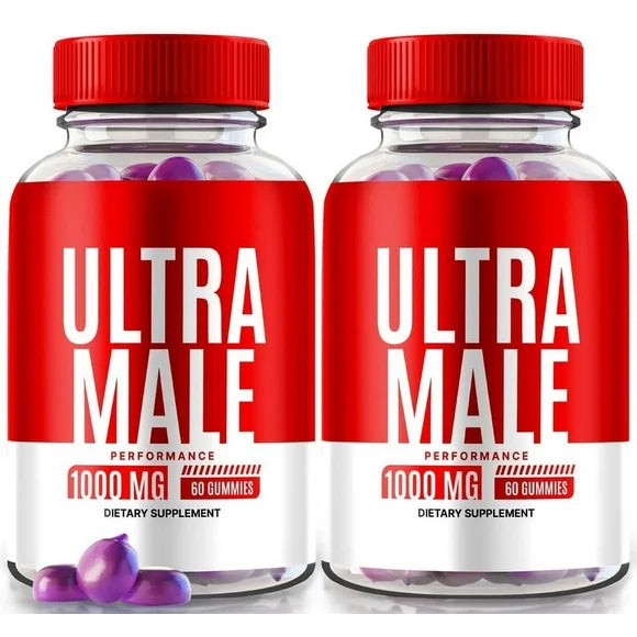 2 Pack 1000MG All Natural Gummy Pills 120 Gummies C6435