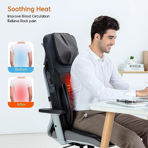 Heated Shiatsu Neck Back Massager Seat Cushion U91409