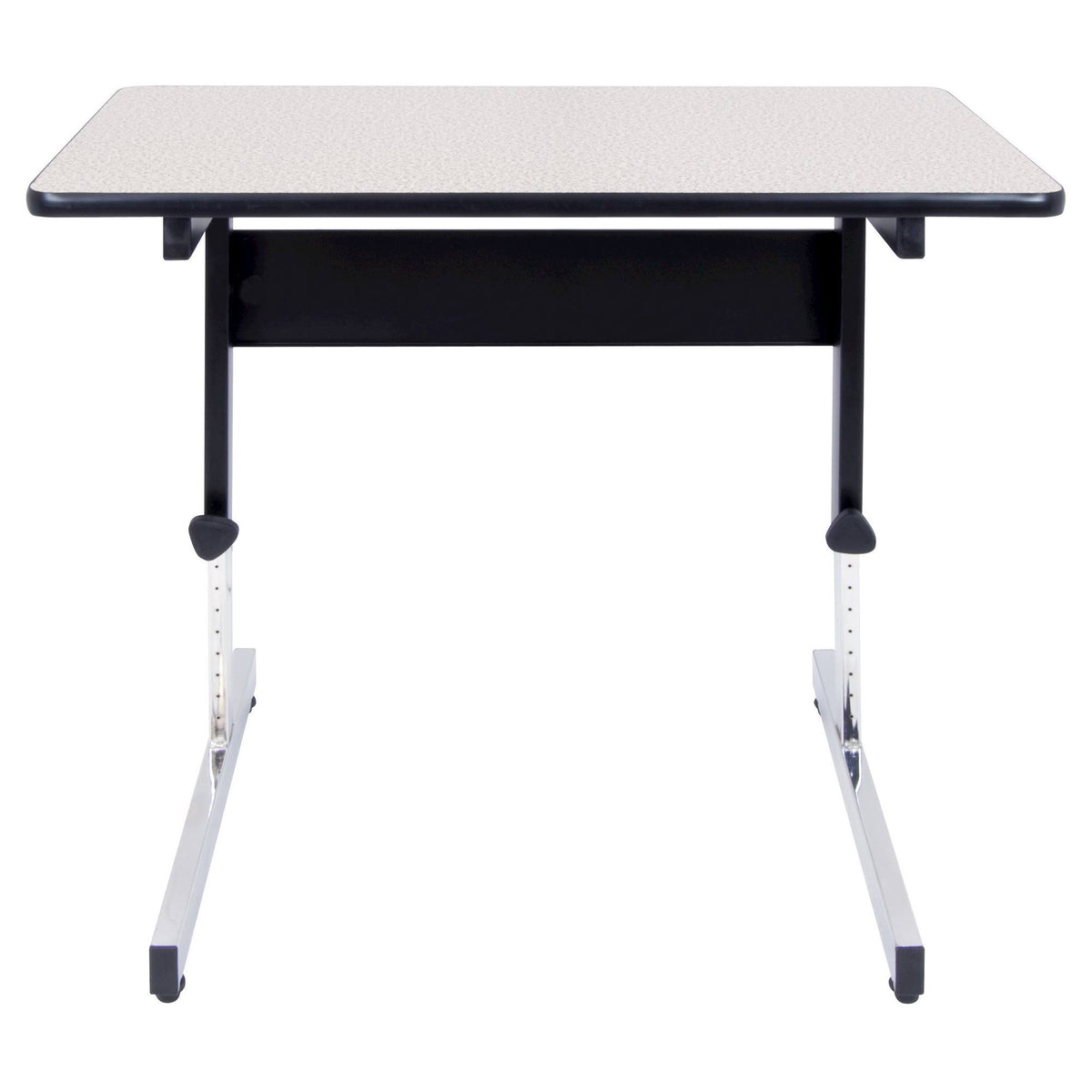 36x22 Canvas Adjustable All Purpose Table Black/Gray F3732