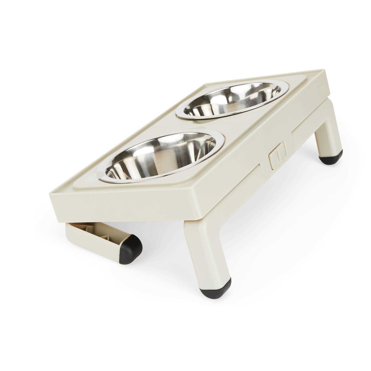 Adjustable Double Diner Dog Bowl V2669