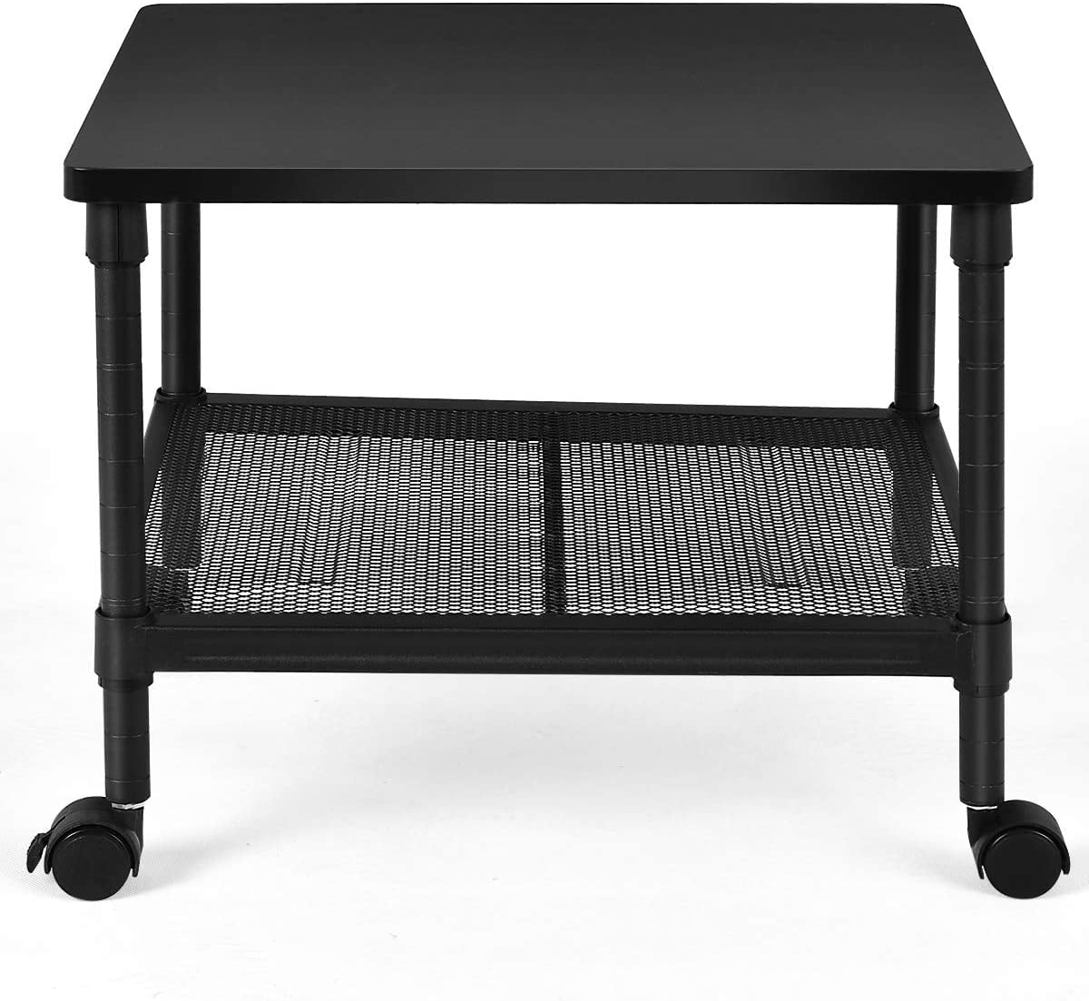 2-Tier Printer Stand with Wheels and Metal Frame U27986