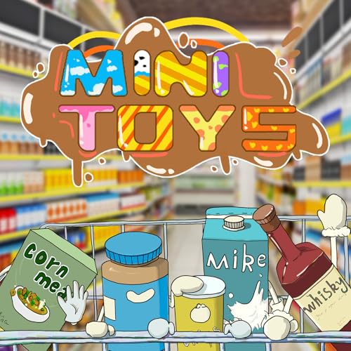 Mini Shopping Cart Playset with Cash Register and Play Food U6161