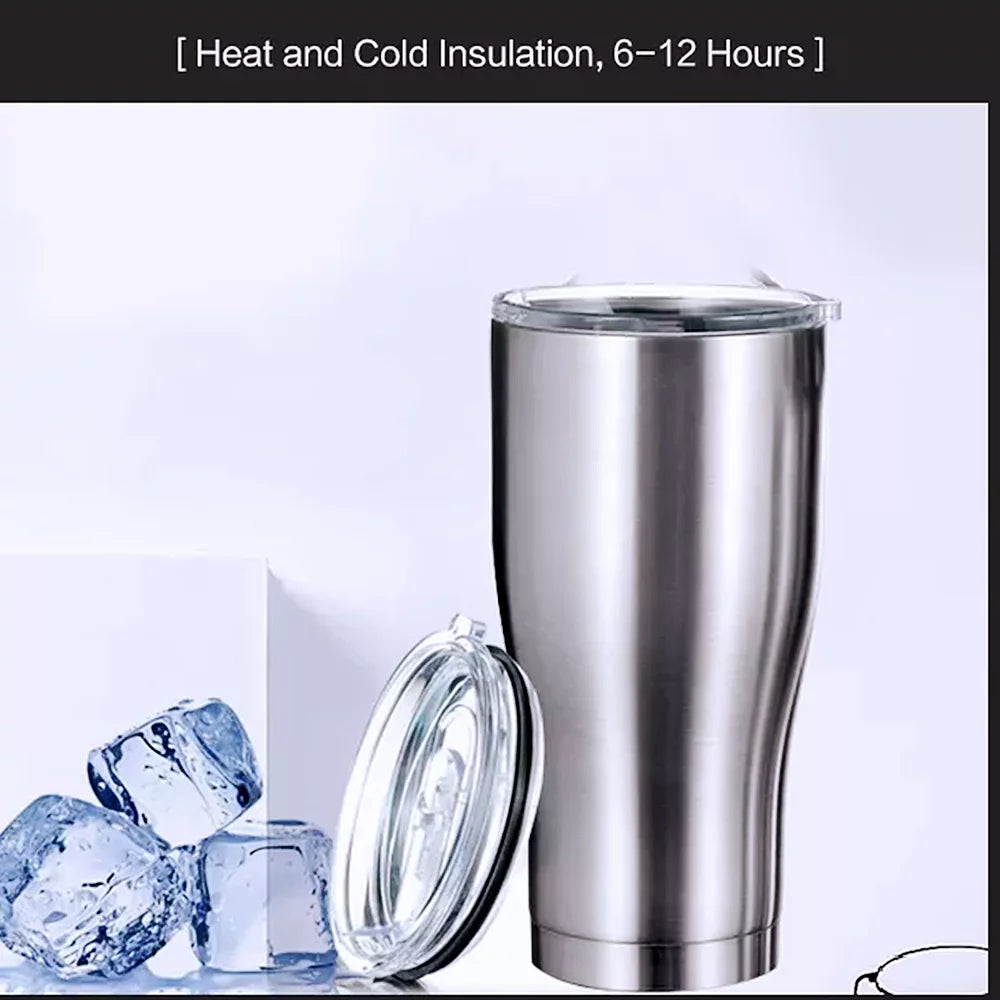 25 Pack 30 oz Insulated Tumbler with Lids and Straws H6207