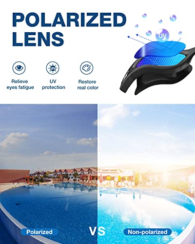 Polarized Anti Fog Anti UV Swimming Goggles W28959