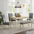 6 Piece Breakfast Nook Dining Set S434