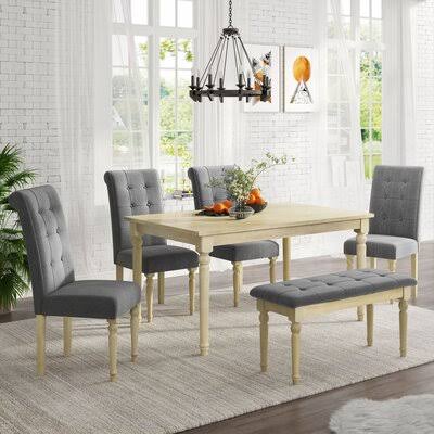 6 Piece Breakfast Nook Dining Set S434
