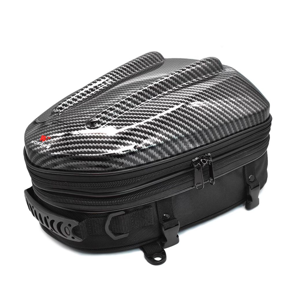 Waterproof Motorcycle Seat Tail Bag Expandable Motorcycle Luggage Bag A794090