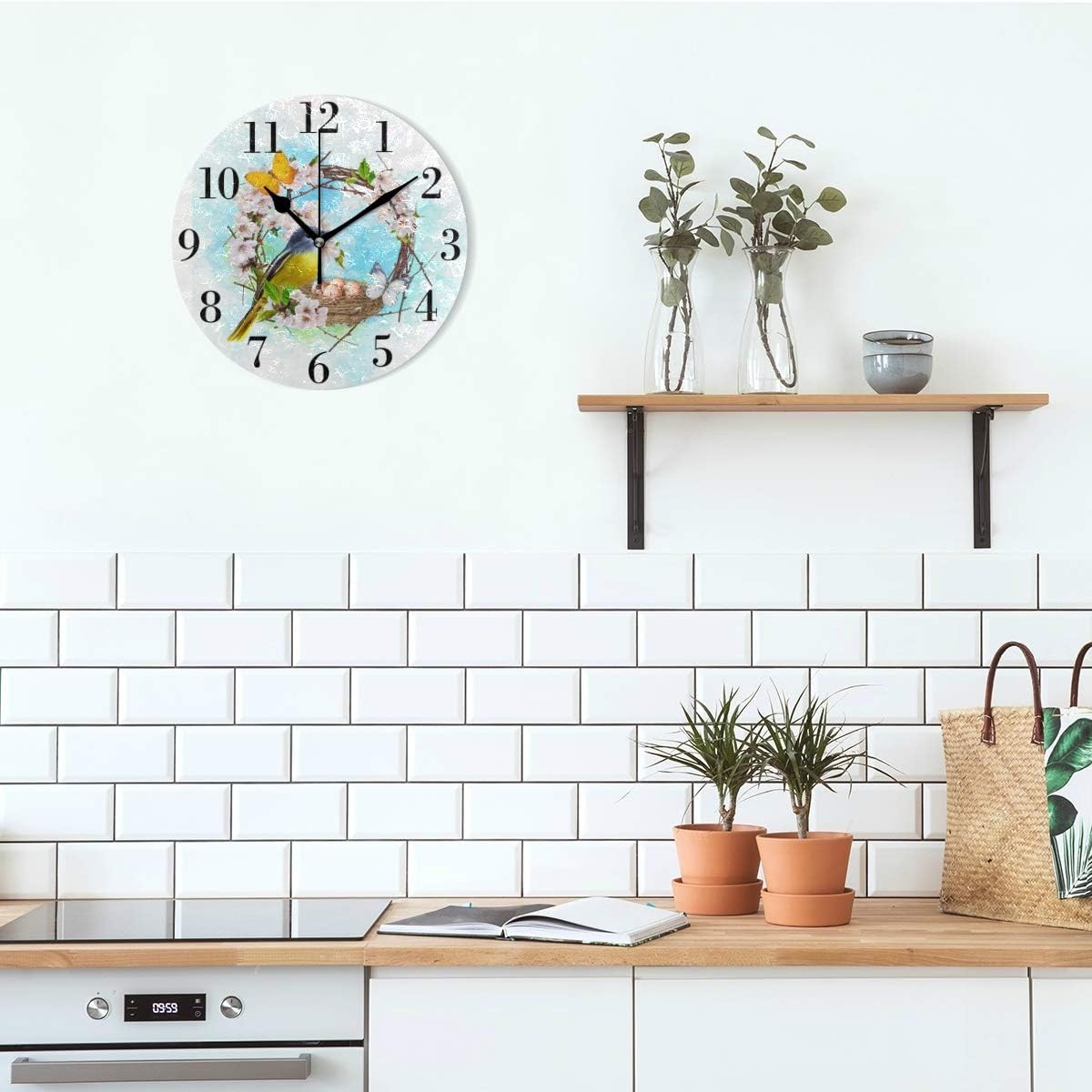 9.8 Inch Silent Round Wall Clock Z408