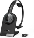 Wireless Bluetooth Headset with Microphone, Noise Cancelling, 35Hrs Bluetooth 5.0 Headphones with USB for PC G437026