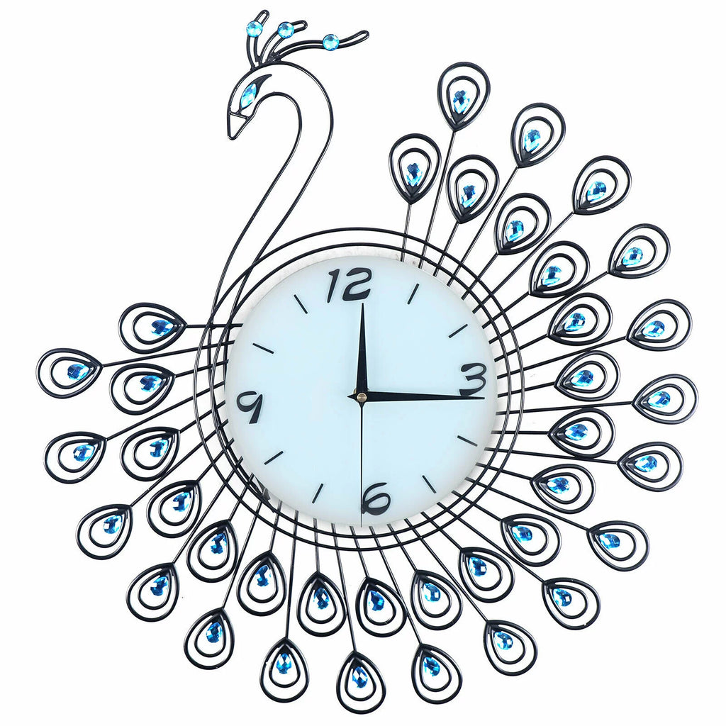 20" 3D Metal Crystal Wall Clock Z5371