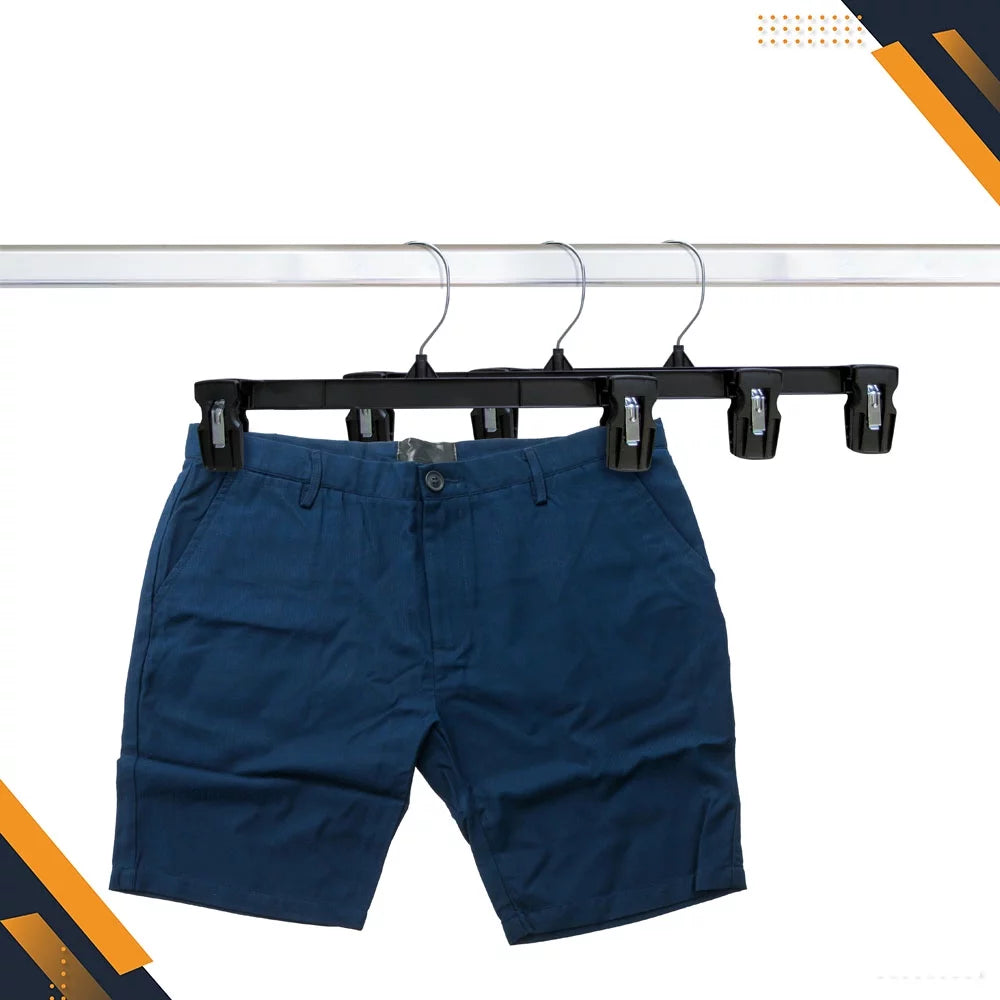 Plastic Pants & Skirt Hangers with Pinch Clips, 50 Pack D93219