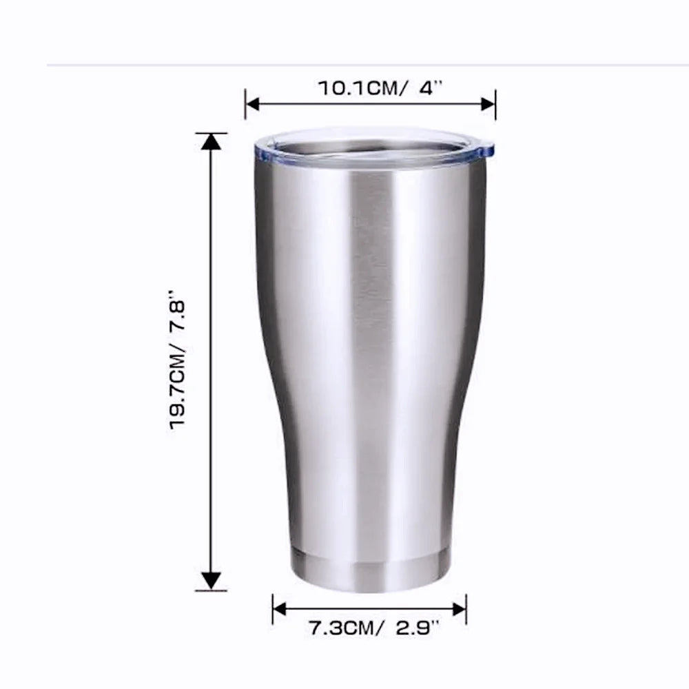 25 Pack 30 oz Insulated Tumbler with Lids and Straws H6207