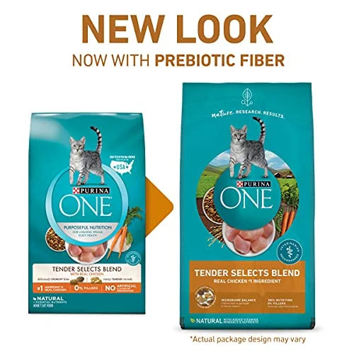 Natural Dry Cat Food With Real Chicken 7 lb. Bag U251435