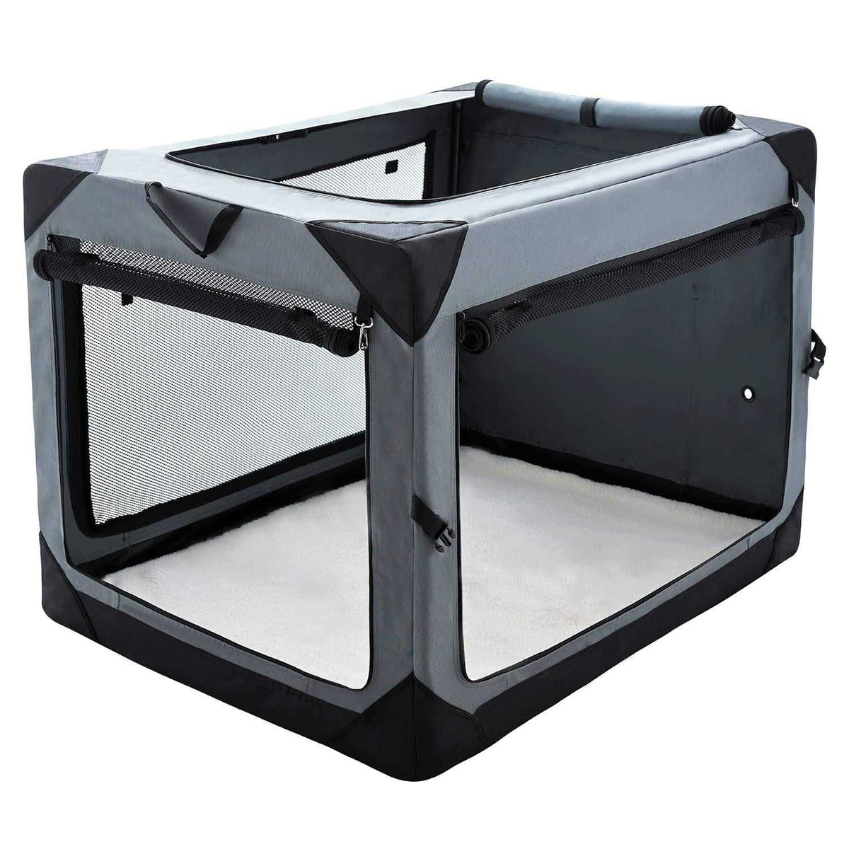 Collapsible 4-Door Soft Dog Crate B36904