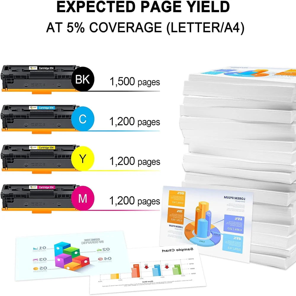 Black Cyan Magenta Yellow 4-Pack Toner Cartridge G37185