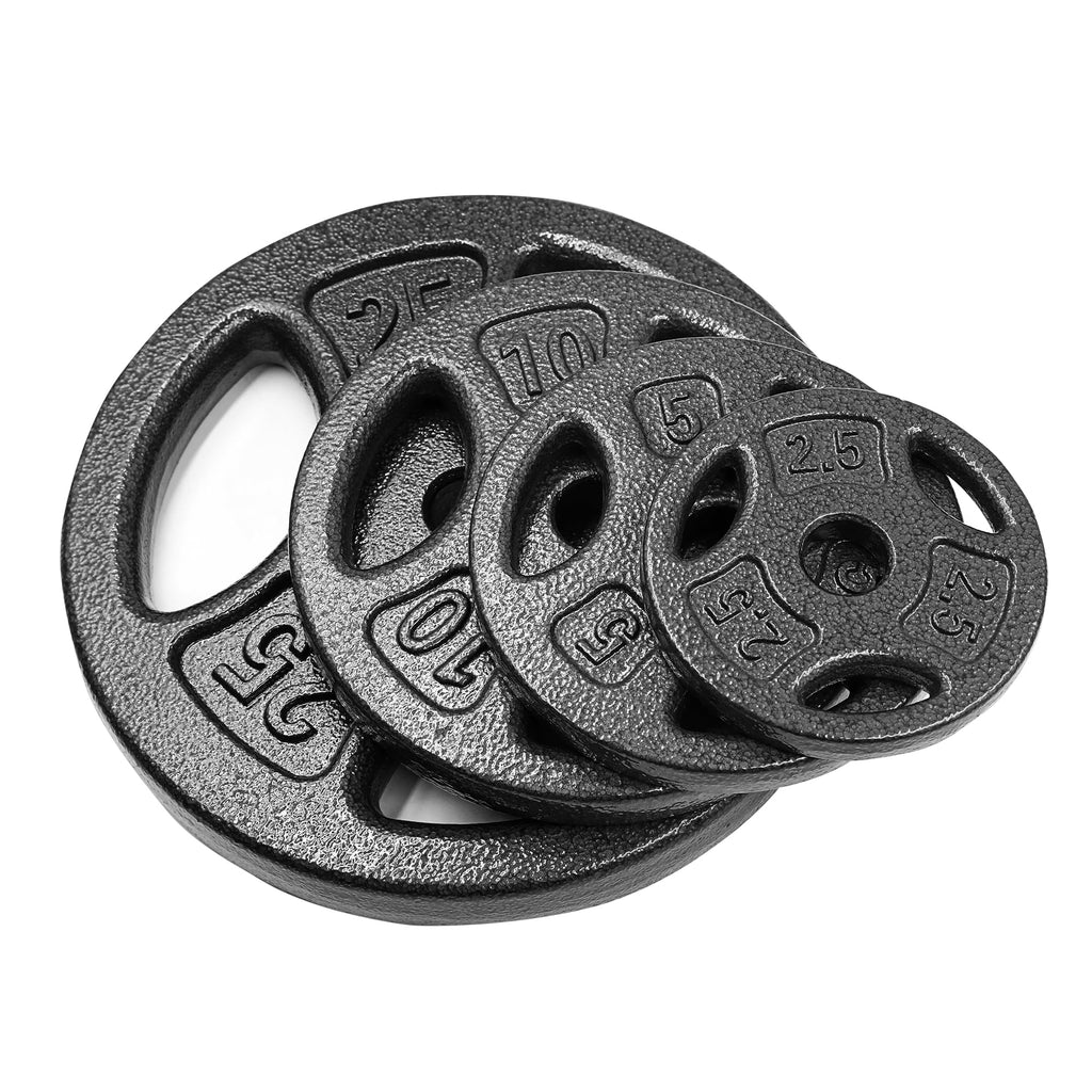 5lb Black Cast Iron Weight Plate T73569