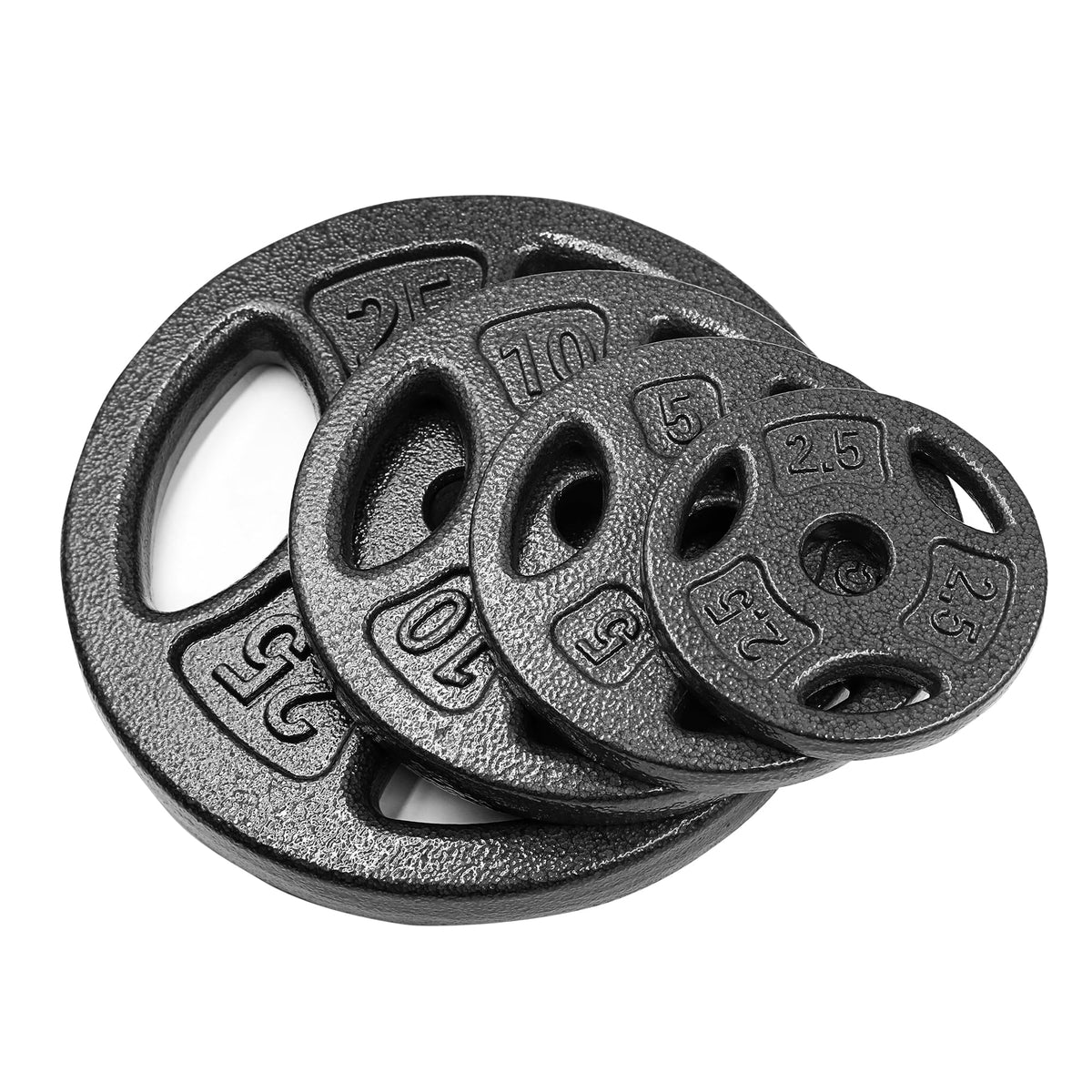 5lb Black Cast Iron Weight Plate T73569