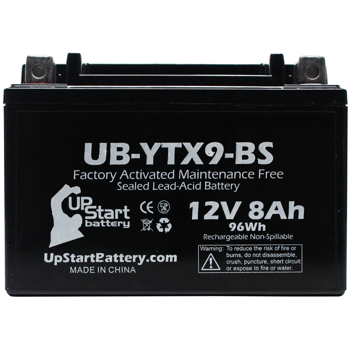 Motorcycle Battery 12V 8Ah UB-YTX9-BS C644