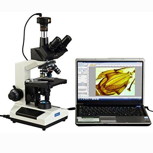 40X-2000X Trinocular Compound LED Microscope with 5MP Digital Camera V1011