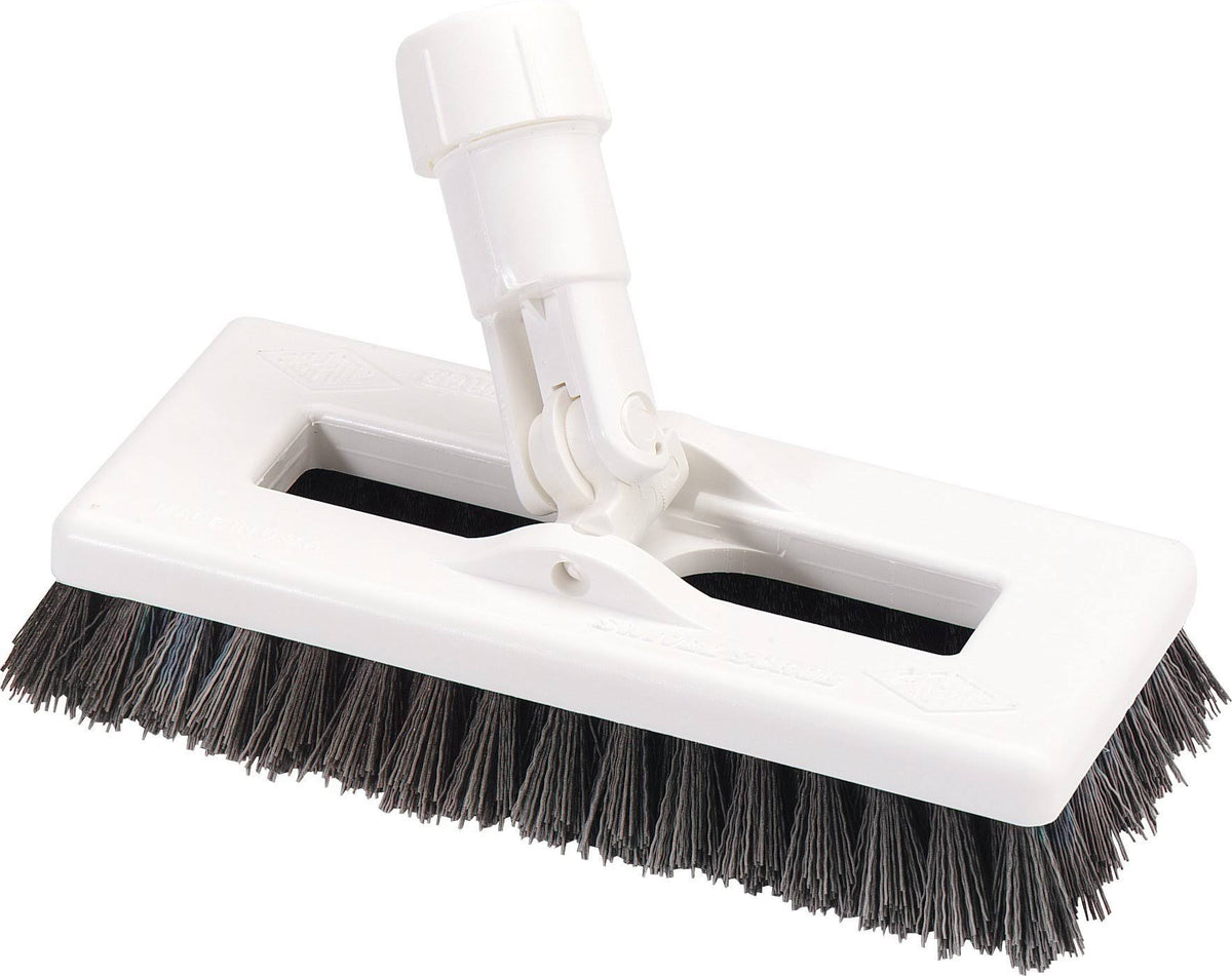Swivel Scrub Brush, 8 inch, Black (Pack of 12) H8598