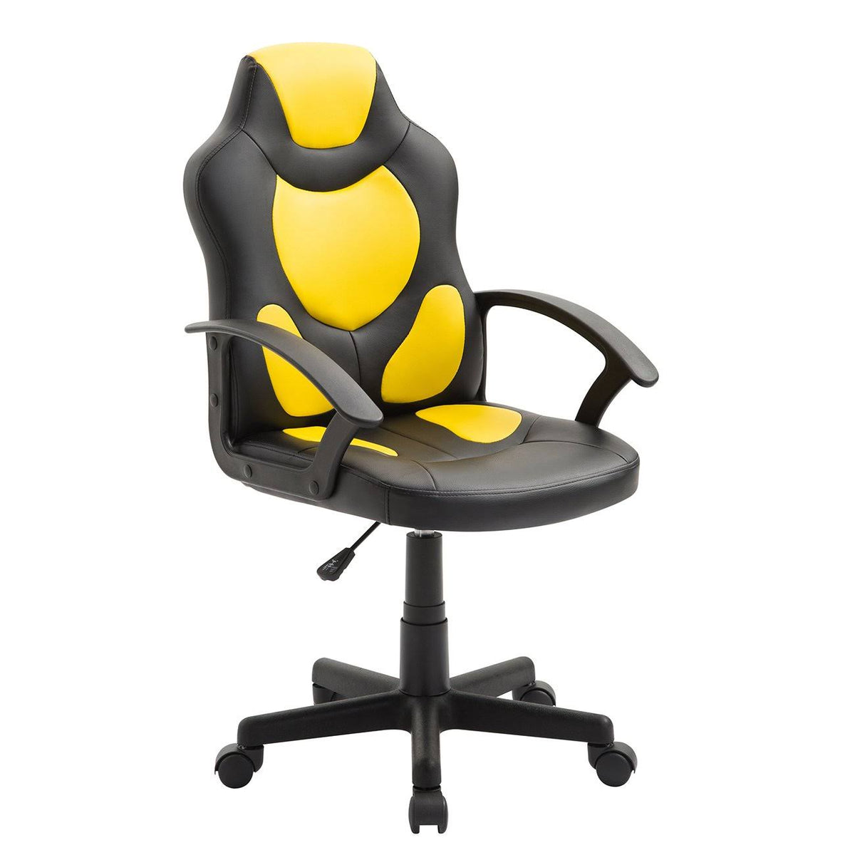 Yellow Kid's Gaming Chair with Wheels Q181