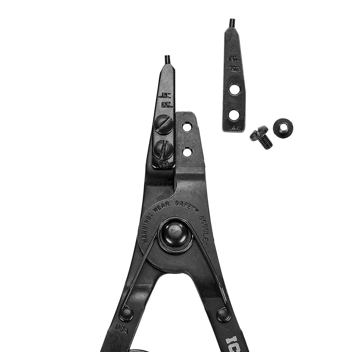 Ratcheting Retaining Ring Pliers Set with Replaceable Tips B648179