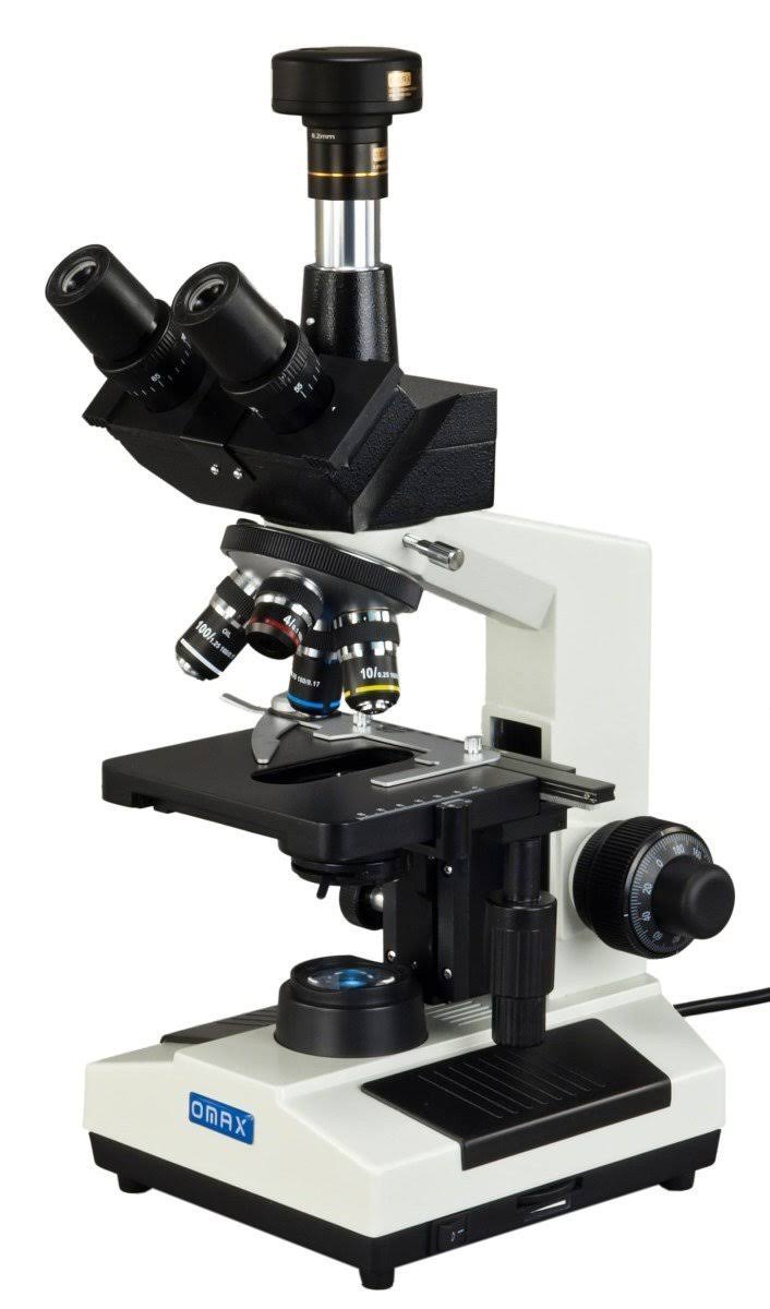 40X-2000X Trinocular Compound LED Microscope with 5MP Digital Camera V1011