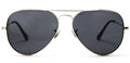 Classic Aviator Sunglasses Grey Lens A615