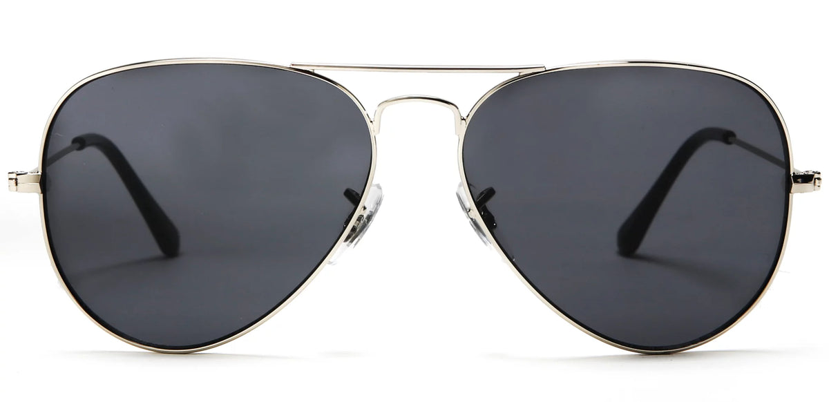 Classic Aviator Sunglasses Grey Lens A615