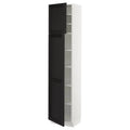 White High Cabinet with Shelves and 2 Doors G834056