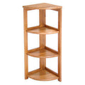 34x12 Corner Bookcase - Medium Oak X9841