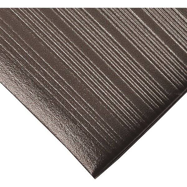Antifatigue Mat, Black, 3 Ft. x 8 Ft. K563