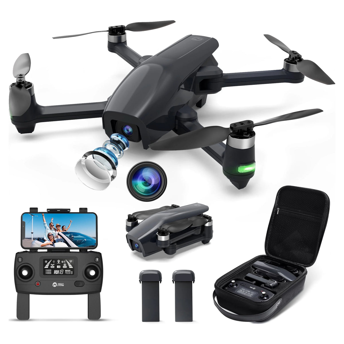 White GPS Drone with 4K Camera D602