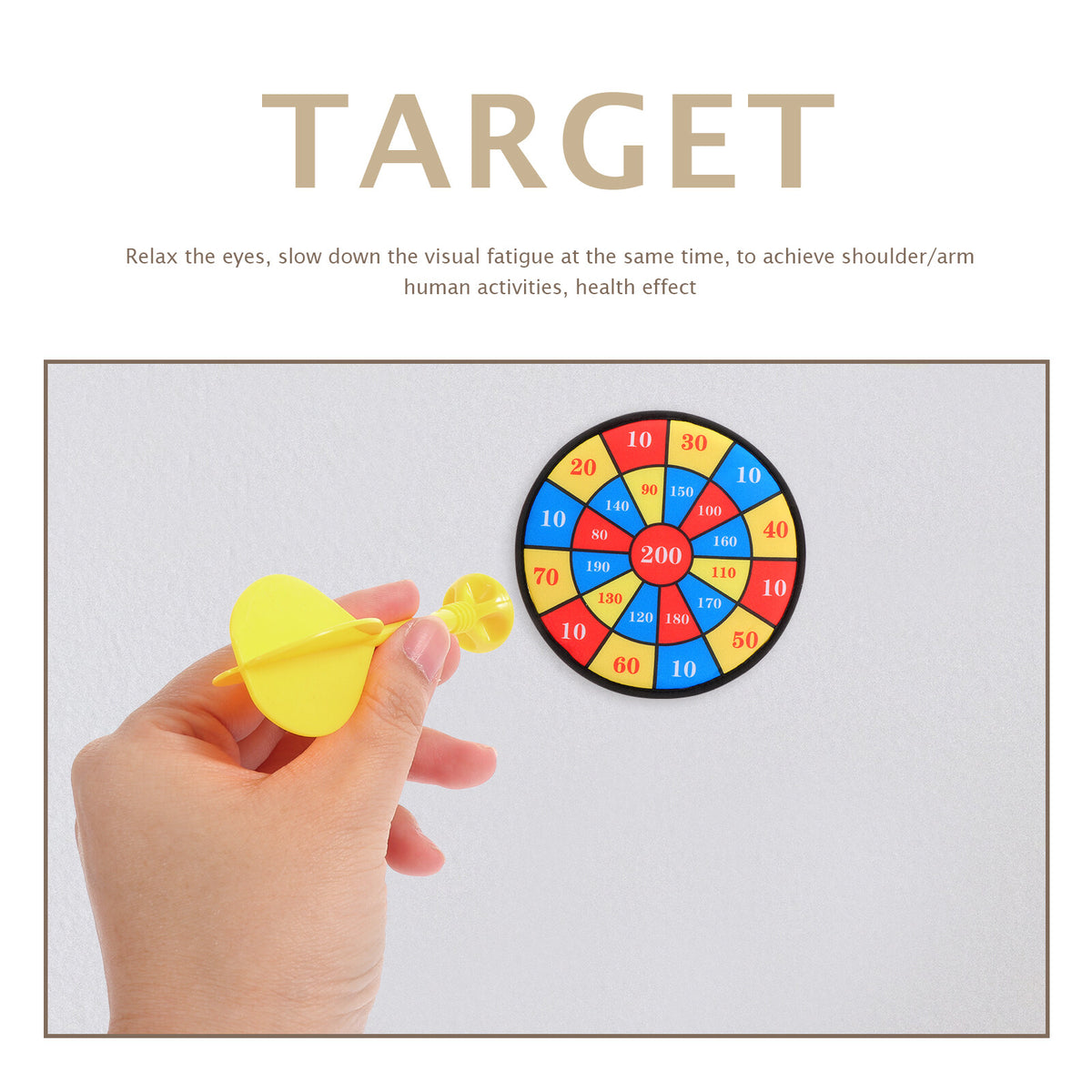 13Pcs Kids Sticky Balls Darts Board Toys E57395