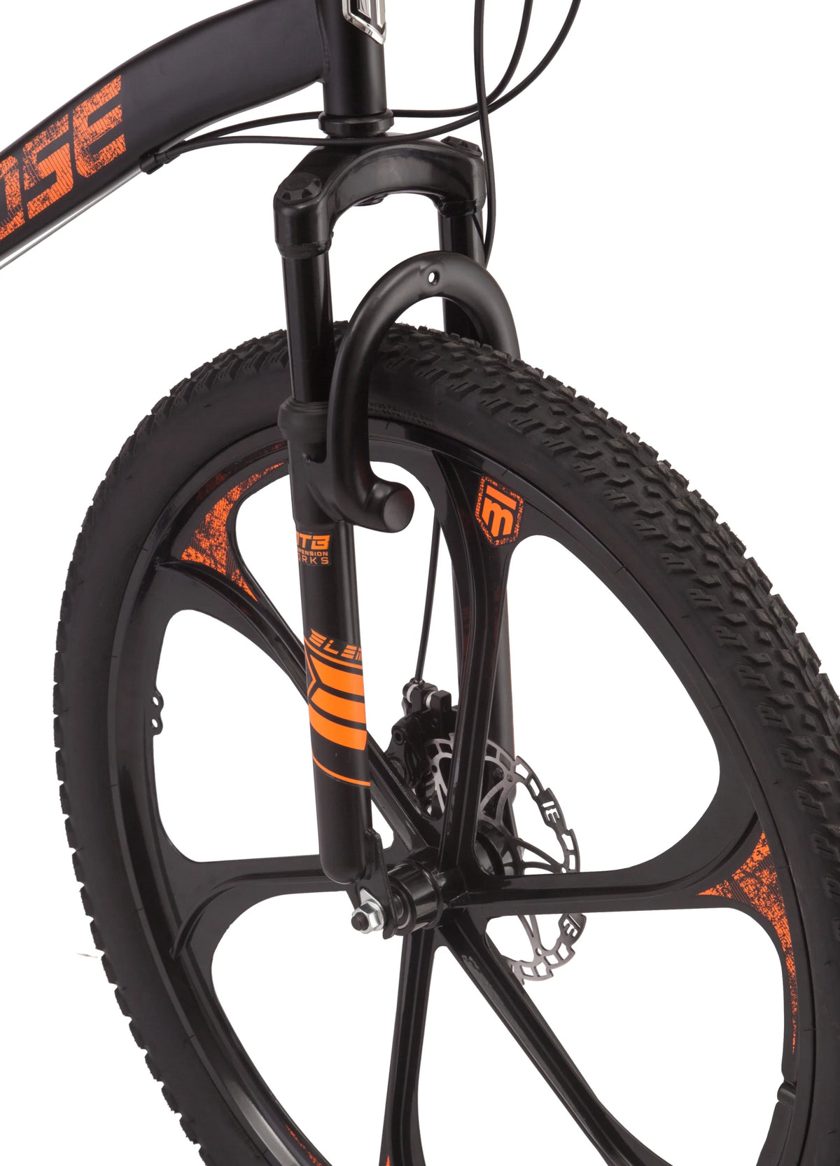 Orange On Black 26" Wheel 21 Speed Mountain Bike F525