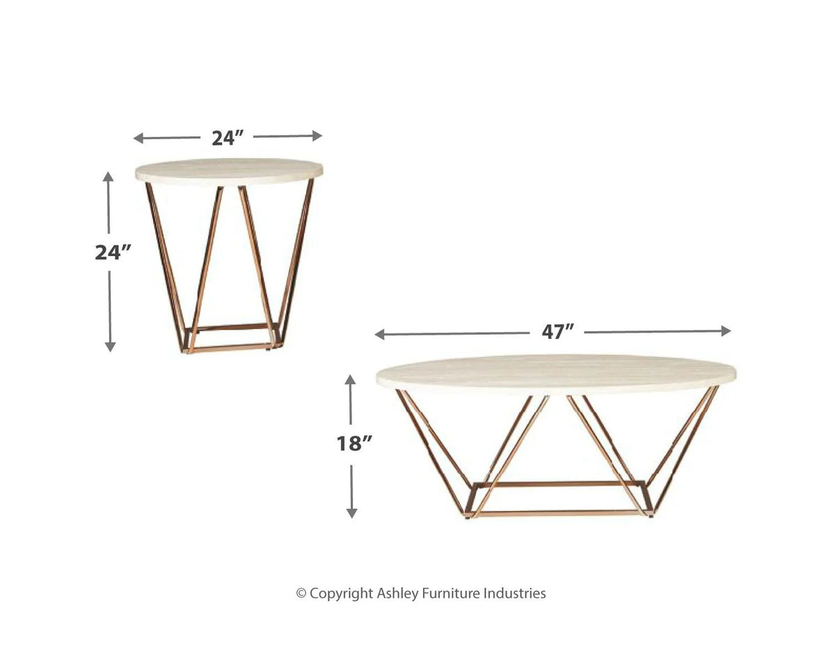 Two-tone Table (Set of 3) E559850