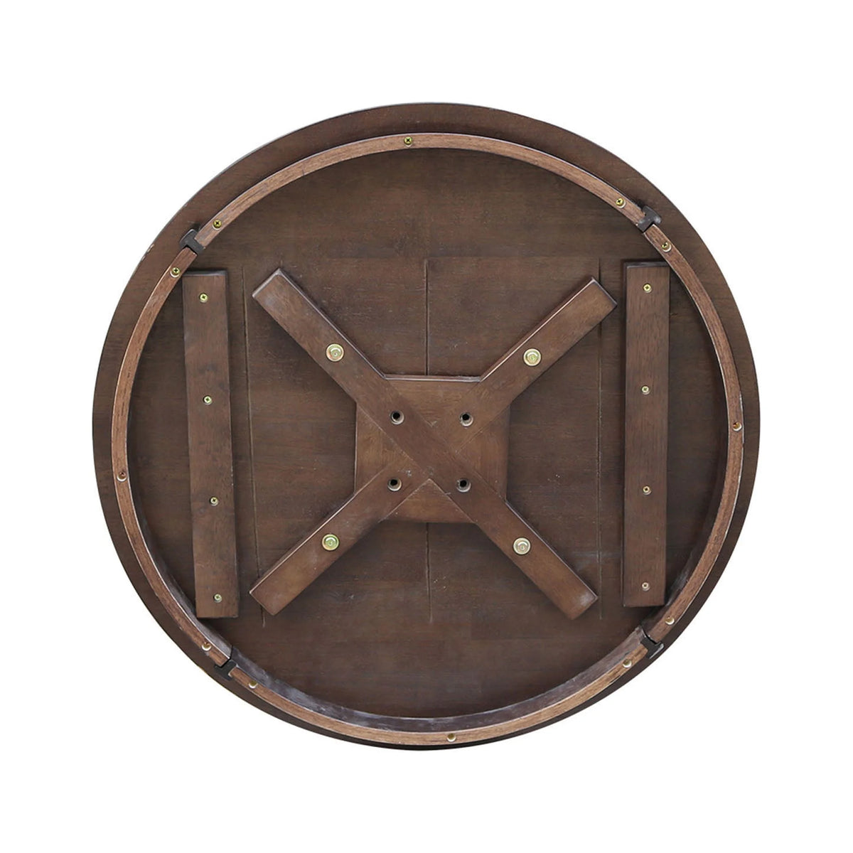 30" Round Wood Dining Table J463