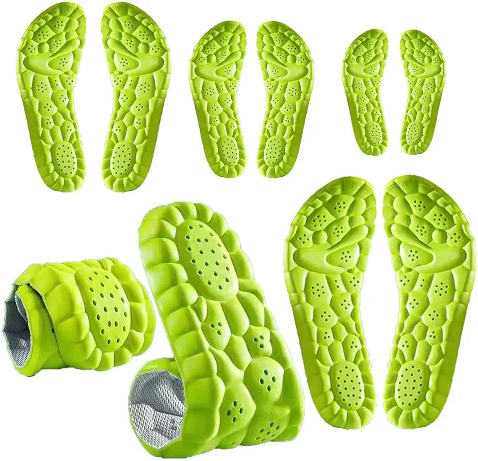 10Pcs Foam Insoles Set of Five Pairs, Size 6 to 12 F4489