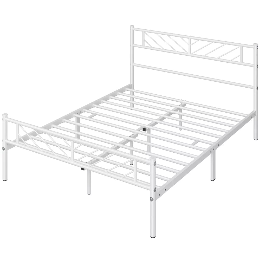 Queen Size Black Metal Platform Bed C484658