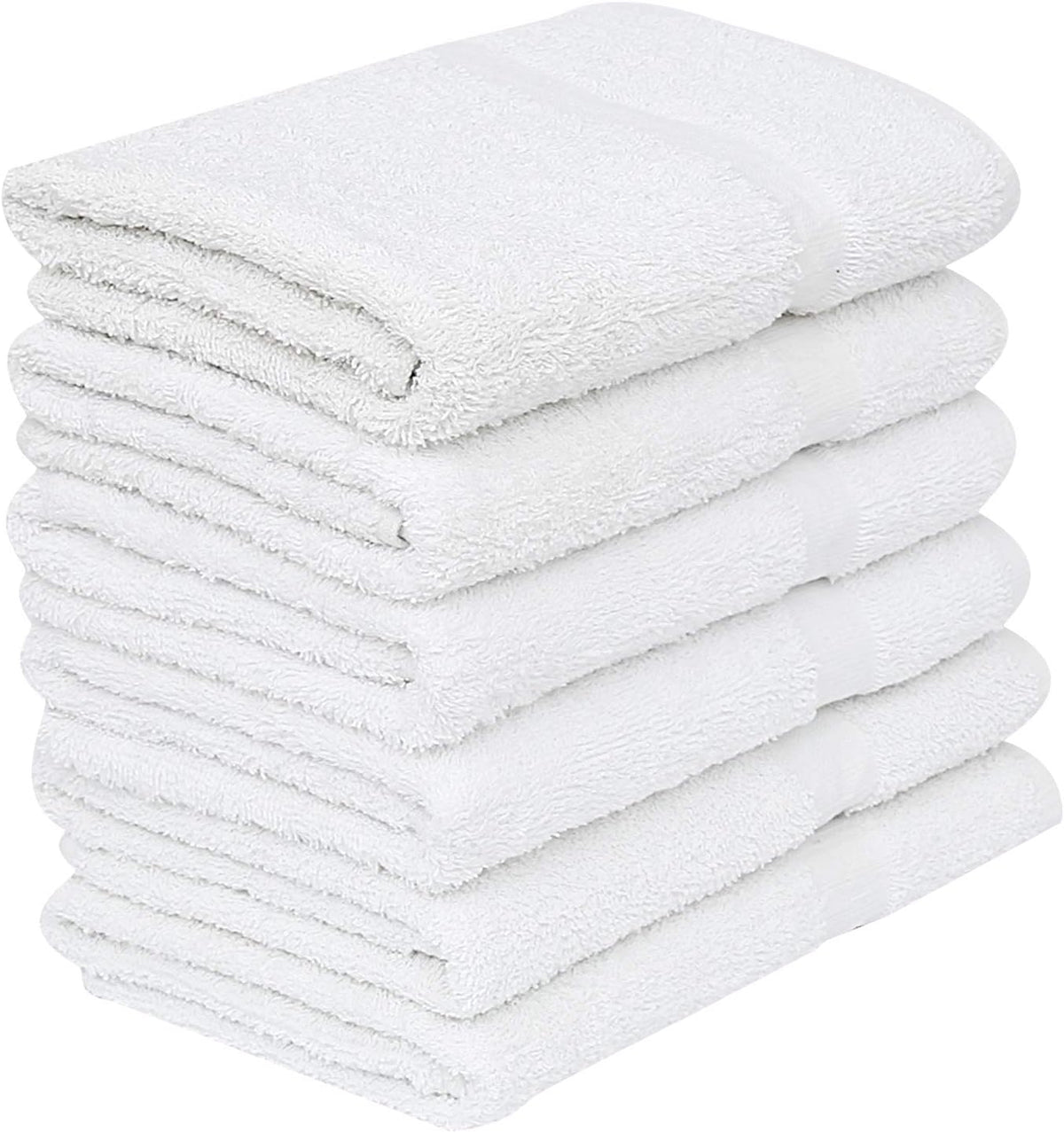 White Cotton Blend Bath Towels (24x 48 Inch) (60) C132590