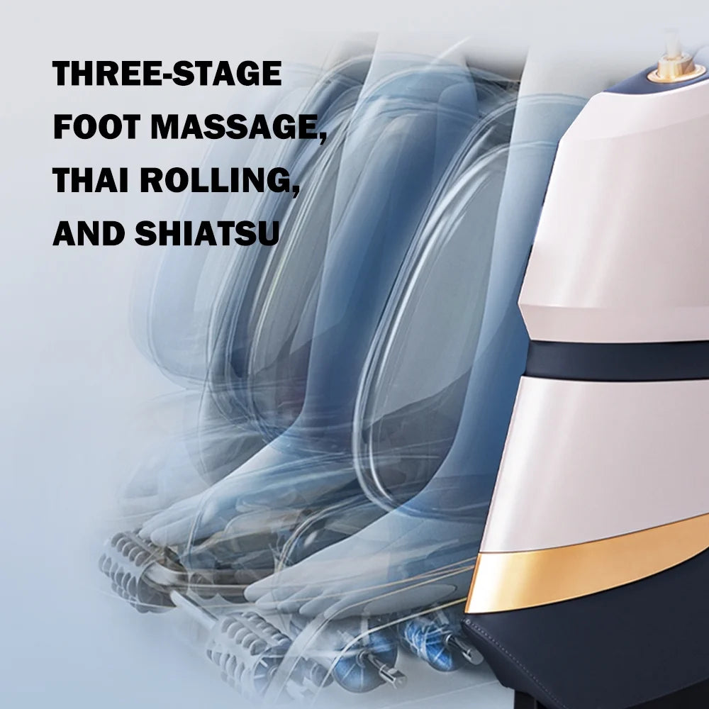 4D Massage Chair with Extendable Footrest C4419