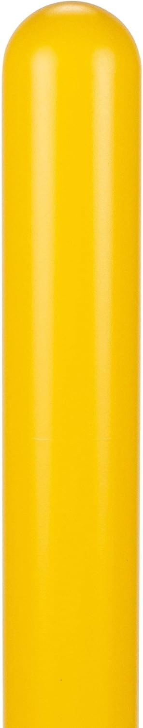 4" x 72" Round Top Yellow Bollardgard Pack of 2 P2156