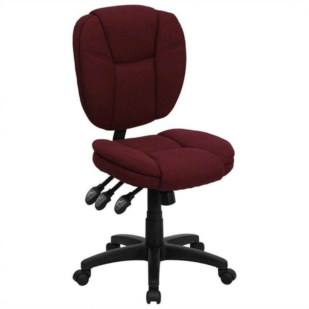 Burgundy Ergonomic Task Office Chair Q144